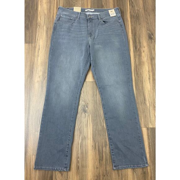 NEW Women Levi's Classic Straight Stellar Stretch cotton denim jeans, 12 (31x30) - Picture 3 of 5